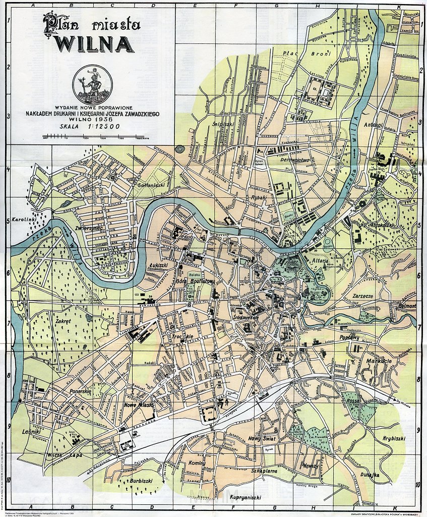 KKE 1731.jpg - Plan miasta Wilna.